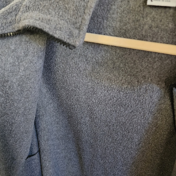 USA Olympic Committee Gray Fleece Zip Up Vest, Sz M - Picture 5 of 8